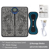 EMS TENS Foot Massager Mat – Foldable Electric Foot Pad, 19 Intensity Levels & 8 Modes for Muscle Stimulation