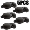 3D Contoured Sleep Mask - Light-Blocking, Breathable Ultra-Soft Eye Mask, Unisex, 1/2/5-Pack (Black)