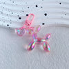 Acrylic Balloon Dog Keychain – Cute Cartoon Bag Charm for Women, Couples, Cars & Backpacks