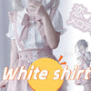 Kawaii Jirai Kei Lolita Y2K Peter Pan Collar Blouse Long Sleeve Cute Japanese-Style Aesthetic Top