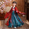 Baby Toddler Girl Tang-Style Hanfu Dress Summer Princess Outfit