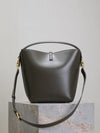 Luxury Leather Bucket Bag for Women – Large-Capacity One-Shoulder Tote & Commuter Messenger