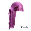 Satin Long Tail Durag Bandana Headwrap Pirate Hat Turban Doo Rag – Unisex One Size (56–58 cm)