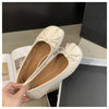 Women's Soft Ballet Flats Slip-On Loafers Bow Knot PU Moccasins Tabi Casual Shoes