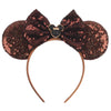 Disney Mickey Mouse Sequin Ears Headband with Bow - Halloween Party Cosplay Hairband for Women & Kids