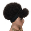 Ombre Honey Brown Low Cut Afro Pixie Wig - 100% Remy Human Hair, 200% Density, Short Afro Kinky Wave, Transparent Swiss Lace, Glueless