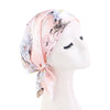 Satin Pre-Tied Turban Headband Paisley Print Soft Flexible One-Size Headscarf Chemo Cap Ladies Head Wrap Bandana