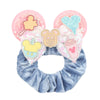 Disney Mouse Ears Sequin Velvet Bow Elastic Headband 4 in (10 cm) – Women's & Girls Party Hair Accessory
