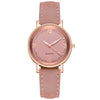 Women's 35mm Arabic Dial Leather Strap Watch - Casual Analog Quartz