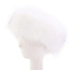 Faux Fox Fur Winter Headband - Soft Warm Ear Warmer Hair Band for Women & Men