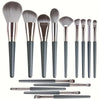 14-Piece Luxury Makeup Brush Set - Professional Full Face & Eye Brushes, Super Soft Foundation & Blush Kit