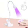Clip-On Mini USB UV Nail Lamp 395nm – Portable Gel Nail Dryer for Manicure & Salon