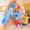 Lilo & Stitch Silicone Keychain Pendant - Cartoon Key Ring for Car, Phone & Bag (4–6 cm / 1.6–2.4 in)