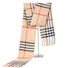 Faux Cashmere Plaid Scarf, Warm Winter Shawl, Unisex Large 180 x 30 cm (71 x 12 in)