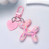 Acrylic Balloon Dog Keychain – Cute Cartoon Bag Charm for Women, Couples, Cars & Backpacks