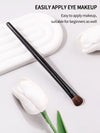 3D Nose Shadow V-Face Contour Makeup Brush - Soft Horse Hair Blending Brush for Highlight, Blush & Powder