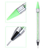 Dual-Ended Wax Rhinestone Picker Pen — Nail Art Dotting Tool for Crystals & Gems