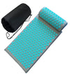 Acupressure Shakti Mat with Pillow – Spike Massage Mat for Back & Body Pain Relief, Yoga Relaxation (68×42×2 cm / 26.8×16.5×0.8 in)