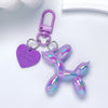 Acrylic Balloon Dog Keychain – Cute Cartoon Bag Charm for Women, Couples, Cars & Backpacks