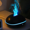Portable 200ml (6.8 fl oz) USB Aroma Diffuser & Essential Oil Lamp — Mini Air Humidifier with Color Flame Night Light