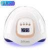UV LED Nail Lamp 81-LED Nail Curing Lamp for Gel Polish Auto Sensor 4-Timer for Salon & Home
