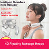 Cordless Heated Shiatsu Neck & Shoulder Massager - Deep Kneading Back Massager with Heat and Vibration