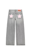 Y2K Star Graphic Baggy Jeans for Women – Harajuku Retro High-Street Wide-Leg