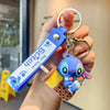 Lilo & Stitch Silicone Keychain Pendant - Cartoon Key Ring for Car, Phone & Bag (4–6 cm / 1.6–2.4 in)