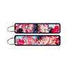 Anime Embroidered Keychain Double-Sided Key Fob 3 x 13 cm (1.2 x 5.1 in) for Backpacks Cars Motorcycles Gift