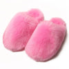 Women's Faux Fur Slippers, Plush Fuzzy Slides, Cozy Flat House & Outdoor Shoes