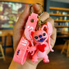 Lilo & Stitch Silicone Keychain Pendant - Cartoon Key Ring for Car, Phone & Bag (4–6 cm / 1.6–2.4 in)