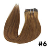 Seamless Clip-In Human Hair Extensions 8-Piece 120g Brazilian Remy Straight 16-26 in (41-66 cm)
