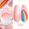15ml (0.5 fl oz) Quick Extension Gel Nail Polish Nude Milk White Builder Hard Gel Varnish UV/LED