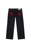 Y2K Star Graphic Baggy Jeans for Women – Harajuku Retro High-Street Wide-Leg