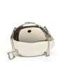Acrylic Shell Clutch Bag Metallic Gold Silver Evening Crossbody Small Purse 7.9 x 6.1 x 1.8 in (20 x 15.5 x 4.5 cm)