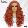 Curly Lace Front Synthetic Wig, 24 Inch (61 cm), 13×4.5×1 Lace, Black Brown Blonde Ginger Orange Burgundy