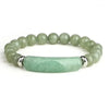 Handmade Turquoise & Malachite Rough Gemstone Bracelet - Healing Crystal Energy Yoga Bracelet