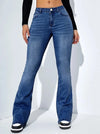 Women's High-Waist Stretch Flared Jeans — Comfortable Bootcut Denim