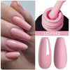 15ml (0.5 fl oz) Quick Extension Gel Nail Polish Nude Milk White Builder Hard Gel Varnish UV/LED