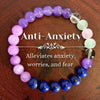 Natural Stone Beaded Bracelet - Unisex Healing, Anxiety Relief, Protection & Self-Love Jewelry