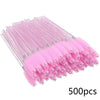 500-Pack Disposable Mascara Wands Eyelash Extension Brushes Spoolies Applicators for Lash & Brow Grooming