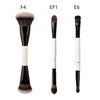 Dual-Ended Synthetic Makeup Brush for Foundation, Concealer, Powder, Blush, Contour & Eyeshadow