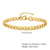Chunky Toggle Link Bracelet for Women, Stainless Steel Gold and Silver Plated, Tarnish-Resistant