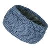 Women's Thick Knitted Headband Fleece-Lined Ear Warmer for Winter Running & Cycling