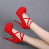 Women's Pointed Toe Buckle Slingback Pumps High Heel Fashion Sandals