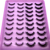 20 Pairs 3D Mink-Effect False Eyelashes Natural Long Full Strip Lashes (10–15 mm / 0.4–0.6 in) DIY Makeup Kit