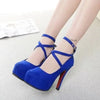 Women's Pointed Toe Buckle Slingback Pumps High Heel Fashion Sandals
