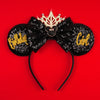 Disney Mickey Mouse Sequin Ears Headband with Bow - Halloween Party Cosplay Hairband for Women & Kids