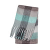 Women's Winter Thick Plaid Pashmina Scarf - Soft Polyester Shawl Wrap, 175+ cm (69+ in) Fuzzy Tassel