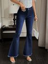 Women's High-Rise Mom Jeans – Vintage Flare Ankle Denim, Slim Y2K Streetwear